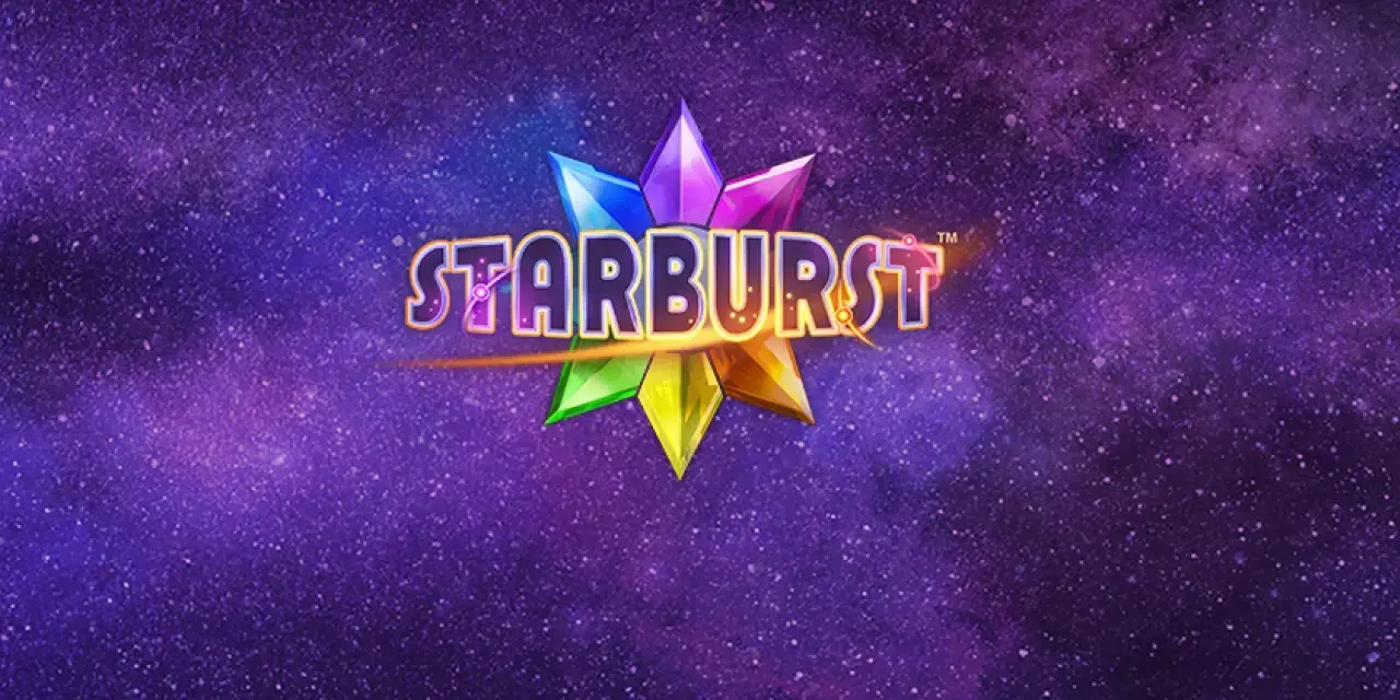 Starburst slot by NetEnt displayed on a desktop screen