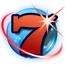 Red seven symbol from Starburst paytable